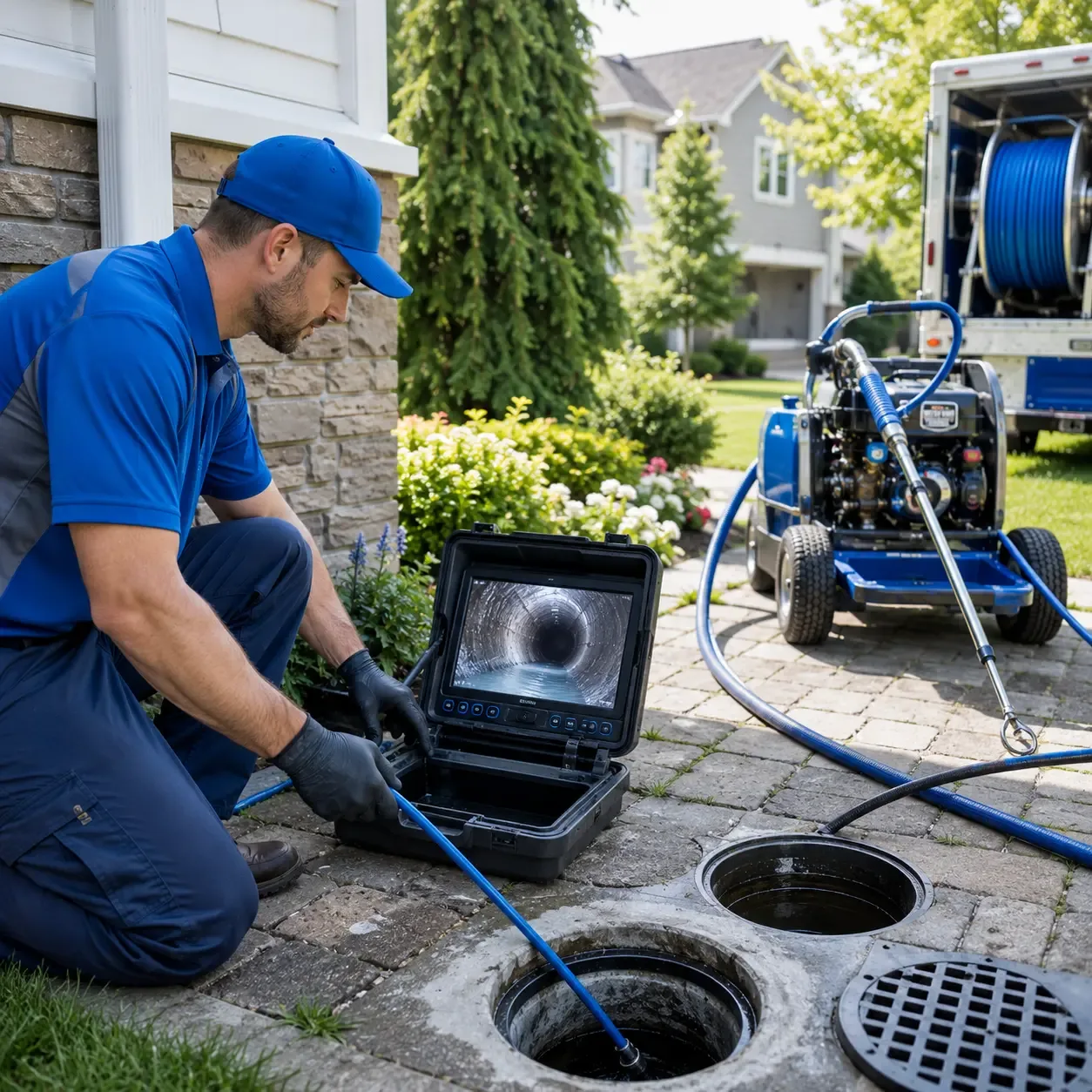 Outdoor drain cleaning professionals serving Phoenix, MD